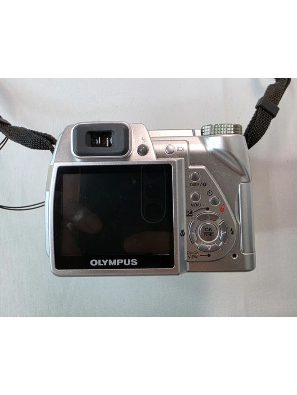 Olympus SP-510UZ Silver Digital Camera 7.1MP With Box Cords Manuals TESTED